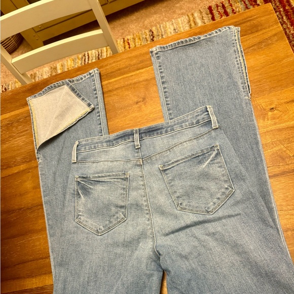 l'agence ABILENE HIGH RISE BABY BOOTCUT SLIT JEANS SIZE 26 - Picture 5 of 12